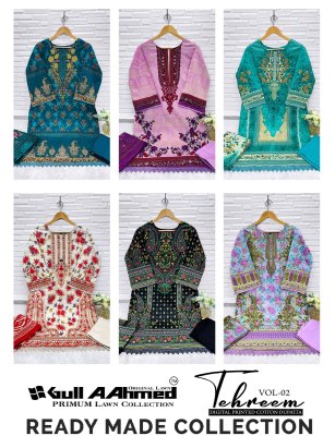Tehreem vol 2 by Gull Ahmed Pakistani ready made suit catalogue at amavi expo pakistani suit catalogs