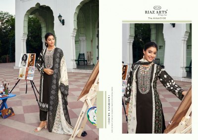 The artist by Riaz arts pure karachi digital printed unstitched dress material catalogue at affordable rate salwar kameez catalogs