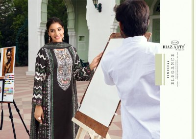 The artist by Riaz arts pure karachi digital printed unstitched dress material catalogue at affordable rate salwar kameez catalogs