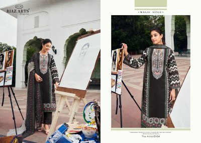 The artist by Riaz arts pure karachi digital printed unstitched dress material catalogue at affordable rate salwar kameez catalogs