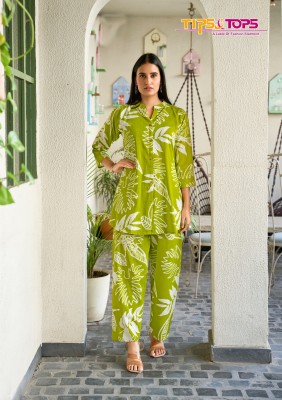 Tips And Tops Fashion Beats Vol 12 Heavy Reyon Print Co-ord Set  Wholesale Collection co ord set catalogs
