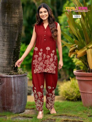 Tips And Tops Festive Beauty Rayon Printed Co Ord Set  Elegant Festive Wear Wholesale co ord set catalogs