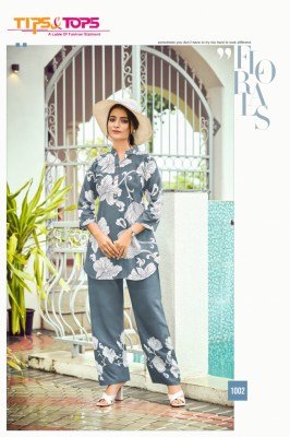 Tips And Tops  Instagirl Co Ord Set Festive Collection Heavy Rayon Print  Stylish Party Wear Wholesale co ord set catalogs
