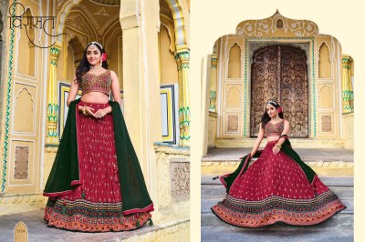 Titliya by Virasat heavy pure chinon embroidered digital printed lehenga choli catalogue lehenga choli catalogs