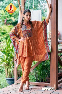 Tohfa by Shruti Suit designer western wear fusion wear stylish kurti n pant set catalogue at affordable rate co ord set catalogs