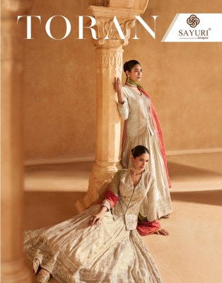 Toran by sayuri designer pure jacquard silk lehenga choli catalogue lehenga choli catalogs