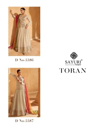 Toran by sayuri designer pure jacquard silk lehenga choli catalogue lehenga choli catalogs