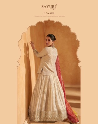 Toran by sayuri designer pure jacquard silk lehenga choli catalogue lehenga choli catalogs