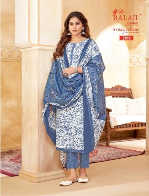 Trendy cotton vol 2 by Balaji pure premium cotton printed dress material catalogue at low rate dress material catalogs