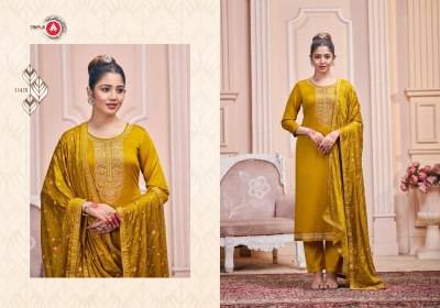 Tripal A by Keerat vol 5 Pure Jam Cotton With Heavy Work unstitched dree material catalogue salwar kameez catalogs