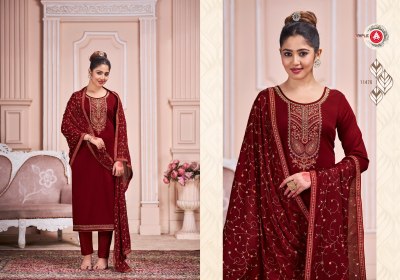 Tripal A by Keerat vol 5 Pure Jam Cotton With Heavy Work unstitched dree material catalogue salwar kameez catalogs