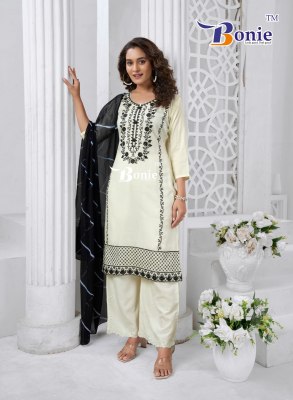 Trishla vol 1 by Bonie Kurti palazo with dupatta with low budget price readymade suit catalogs