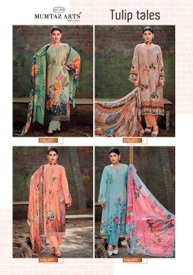 Tulip Tales by Mumtaz arts Pure muslin digital embroidered dress material collection  dress material catalogs