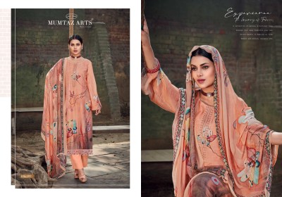 Tulip Tales by Mumtaz arts Pure muslin digital embroidered dress material collection  dress material catalogs