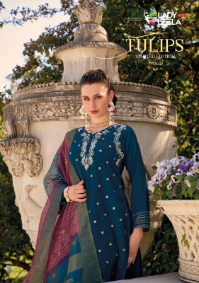 Tulips 2 by Lady Leela pure handwork designer readymade suit catalogue  readymade suit catalogs