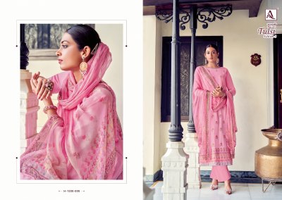 Tulsi edition 2 by Alok suit premium cotton hand work dress material catalogue  salwar kameez catalogs