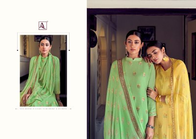 Tulsi edition 2 by Alok suit premium cotton hand work dress material catalogue  salwar kameez catalogs