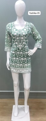  Tunic House Yashika Georgette Shiffly Short Top  Latest Collection Wholesale  kurtis catalogs