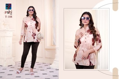 Tunic vol 1 by Rahi Heavy Cambric Cotton Fabric With Digital Prints tunic catalogue at low rate western wear catalogs