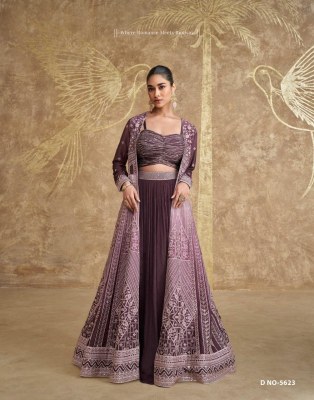 Tyohaar by Sayuri designer real premium chinon silk embroidered designer lehenga choli catalogue lehenga choli catalogs