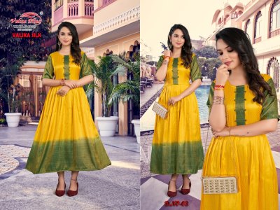 Valika silk by value plus fancy silk jaquared kurti catalogue  kurtis catalogs