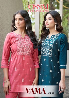 Vama Vol 2 by OSSM Heavy Embroidered Fancy Co Ord Set Collection at Affordable rate wholesale catalogs