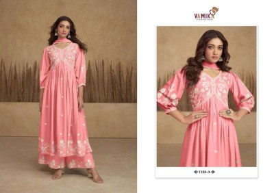 Vamika Aadhira vol 6 Design no 1108 a to 1108 e  Designer Nyra Style Embroidered Readymade catalogue wholesale  kurtis catalogs