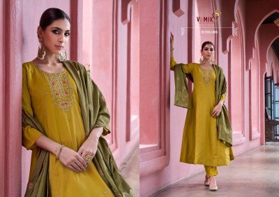 Vamika Liyana Festive Edition Silk Crepe Suit with Hand Embroidery And Vertican Silk With American Creap Bottom Jacquard Dupatta Wholesale kurtis catalogs