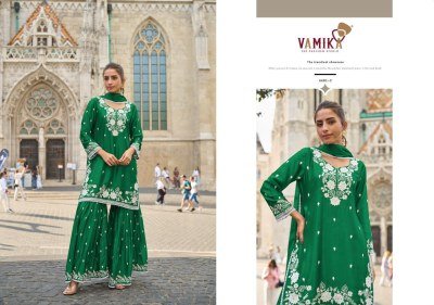 Vamika TM Anamika Vol 3  Heavy Chinon Suit Collection with Dupatta Wholesale readymade suits