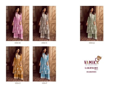 Vamika TM by Lakhnavi vol 4 diamonds Heavy reyon exclusive readymade fancy sharara suit catalogue at wholesale price fancy sharara suit Catalogs