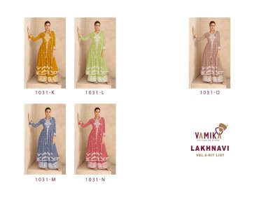 Vamika by Lakhnavi vol 6 exclusive lakhnavi work fancy anarkali suit catalogue at amaviexpo fancy Anarkali suit catalogs