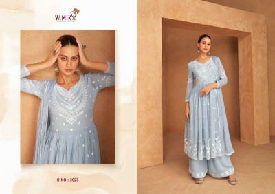 Vamika by Shhirat heavy georgette thread embroidered fancy anarkali suit catalogue at low rate fancy Anarkali suit catalogs