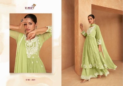 Vamika by Shhirat heavy georgette thread embroidered fancy anarkali suit catalogue at low rate fancy Anarkali suit catalogs