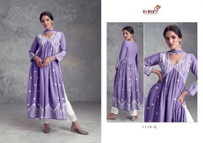 Vamika present Aadhira vol 8 gold designer nyra style embroidered top bottom and dupatta catalogue readymade suit catalogs