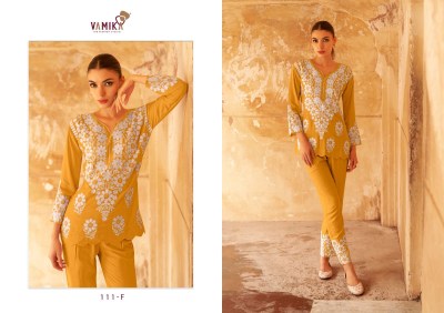 Vamika present Veronica Vol 2 Gold presenting exclusive heavy reyon co ord set catalogue at wholesale price co ord set catalogs