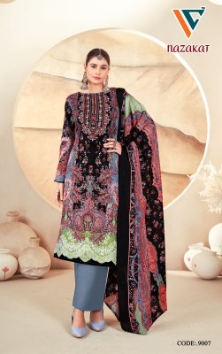 Vandana Creation Nazakat Vol 9 Unstitched Cotton Cloth Kurti Pant And Dupatta Wholesale kurtis catalogs
