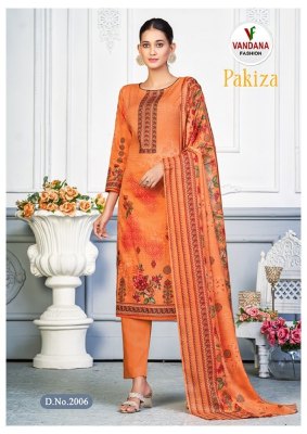 Vandana fashion by Pakiza vol 2 indo cotton with designer printed dress material unstitched catalogue salwar kameez catalogs