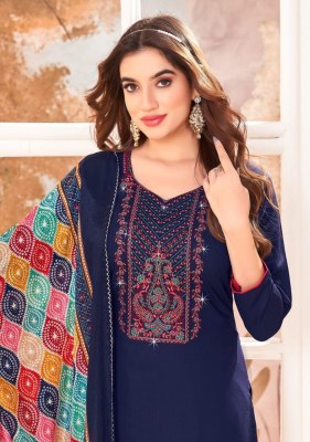 Vandana fashion launch Nigaar  vol 2 fancy Pure Reyon Slub With Embroidered unstitched salwar kameez catalog at affordable rate salwar kameez catalogs