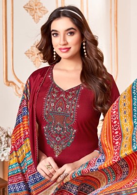 Vandana fashion launch Nigaar  vol 2 fancy Pure Reyon Slub With Embroidered unstitched salwar kameez catalog at affordable rate salwar kameez catalogs