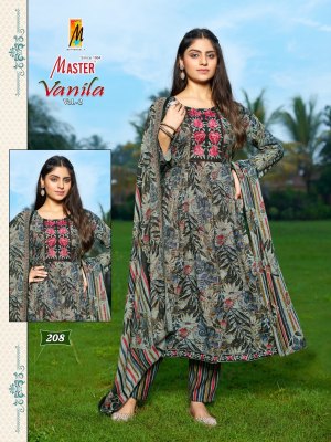 Vanila vol 2 by Master Capsuale printed Ghera Frock Style Kurti pant and dupatta catalogue at collection readymade suit catalogs