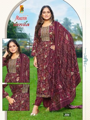 Vanila vol 2 by Master Capsuale printed Ghera Frock Style Kurti pant and dupatta catalogue at collection readymade suit catalogs