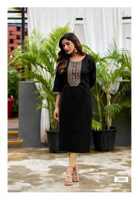 Vaniska Five Star Vol 2 Vatican Silk Kurti Heavy Embroidery Designer Kurtis Set Wholesale kurtis catalogs