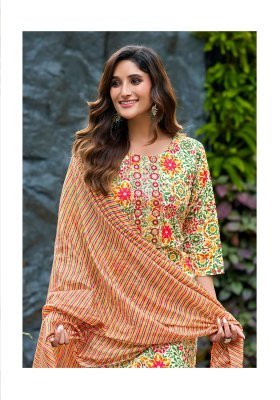 Vaniska Trendy Vol 1 Pure Cotton Kurti Set with Heavy Embroidery Wholesale kurtis catalogs