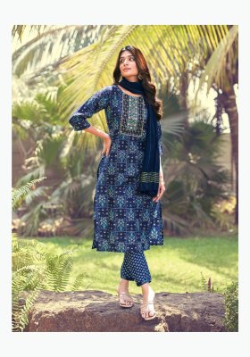 Vaniska by sunrise vol 1 capsual foil printed straight kurti pant and dupatta catalogue at affordable rate readymade suit catalogs