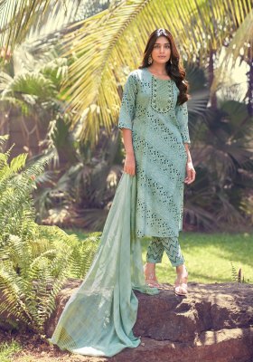 Vaniska by sunrise vol 1 capsual foil printed straight kurti pant and dupatta catalogue at affordable rate readymade suit catalogs