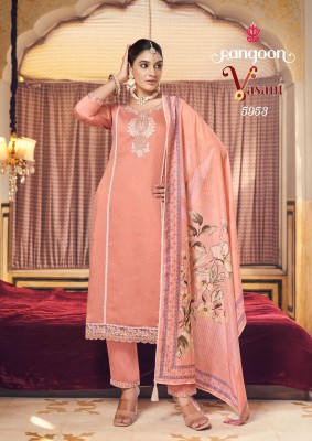 Vasant By Rangoon Viscose Embroidered Fancy Kurti Pant with Dupatta collection with low price  readymade suit catalogs