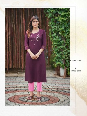 Vastram vol 10 by Parra studio Exclusive designer rayon embroidery work  Kurti wholesaler  kurtis catalogs