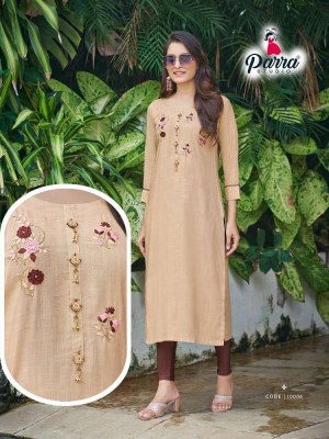 Vastram vol 10 by Parra studio Exclusive designer rayon embroidery work  Kurti wholesaler  kurtis catalogs