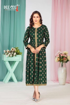 Vedanti by Deecee Flared Long Screen Serwari style Kurti  with fancy koti collection at low price kurtis catalogs