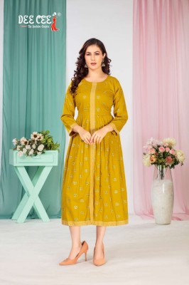 Vedanti by Deecee Flared Long Screen Serwari style Kurti  with fancy koti collection at low price kurtis catalogs